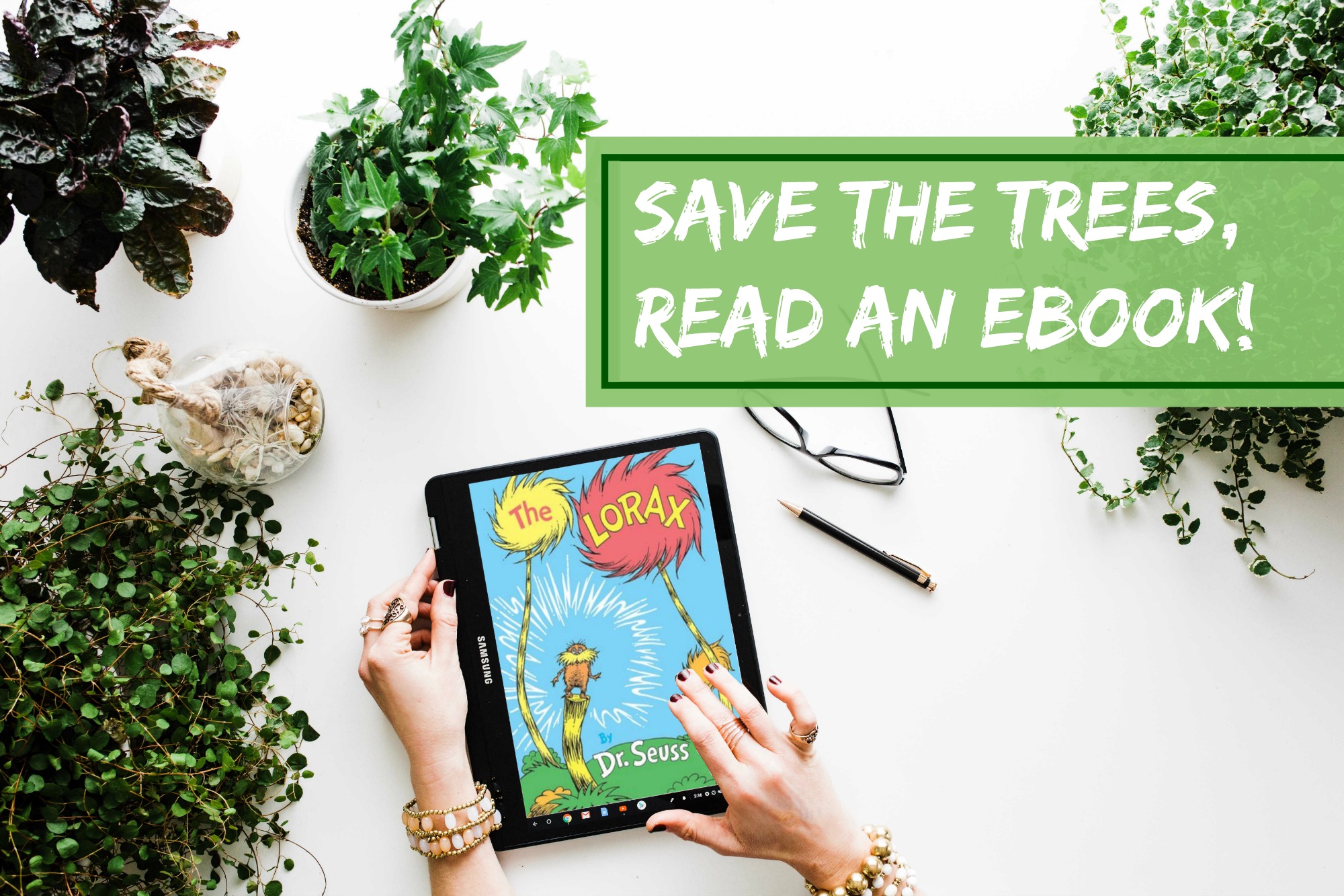 Save the trees and read an ebook this Earth Day