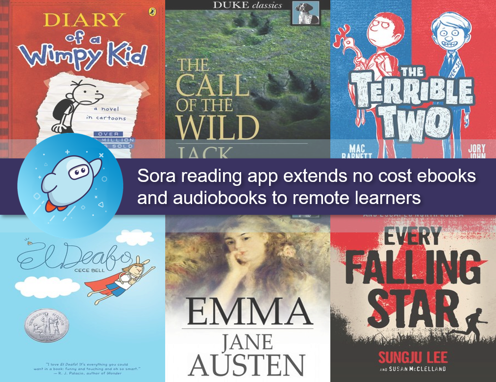 Sora reading app extends no cost ebooks and audiobooks to remote learners - Rakuten OverDrive