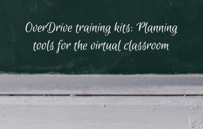 overdrive training kits text on chalkboard