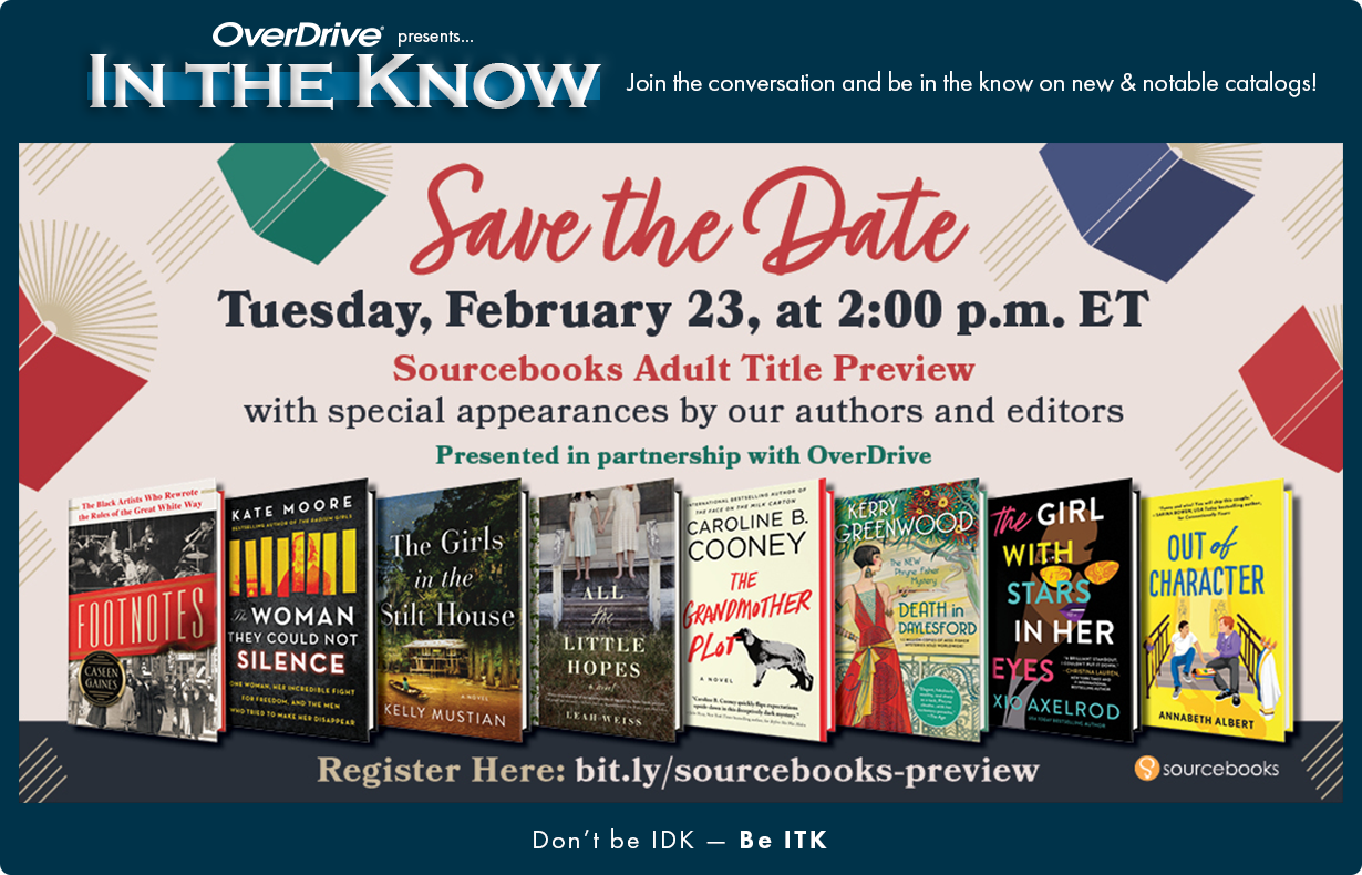 Be in the know with Sourcebooks adult title preview