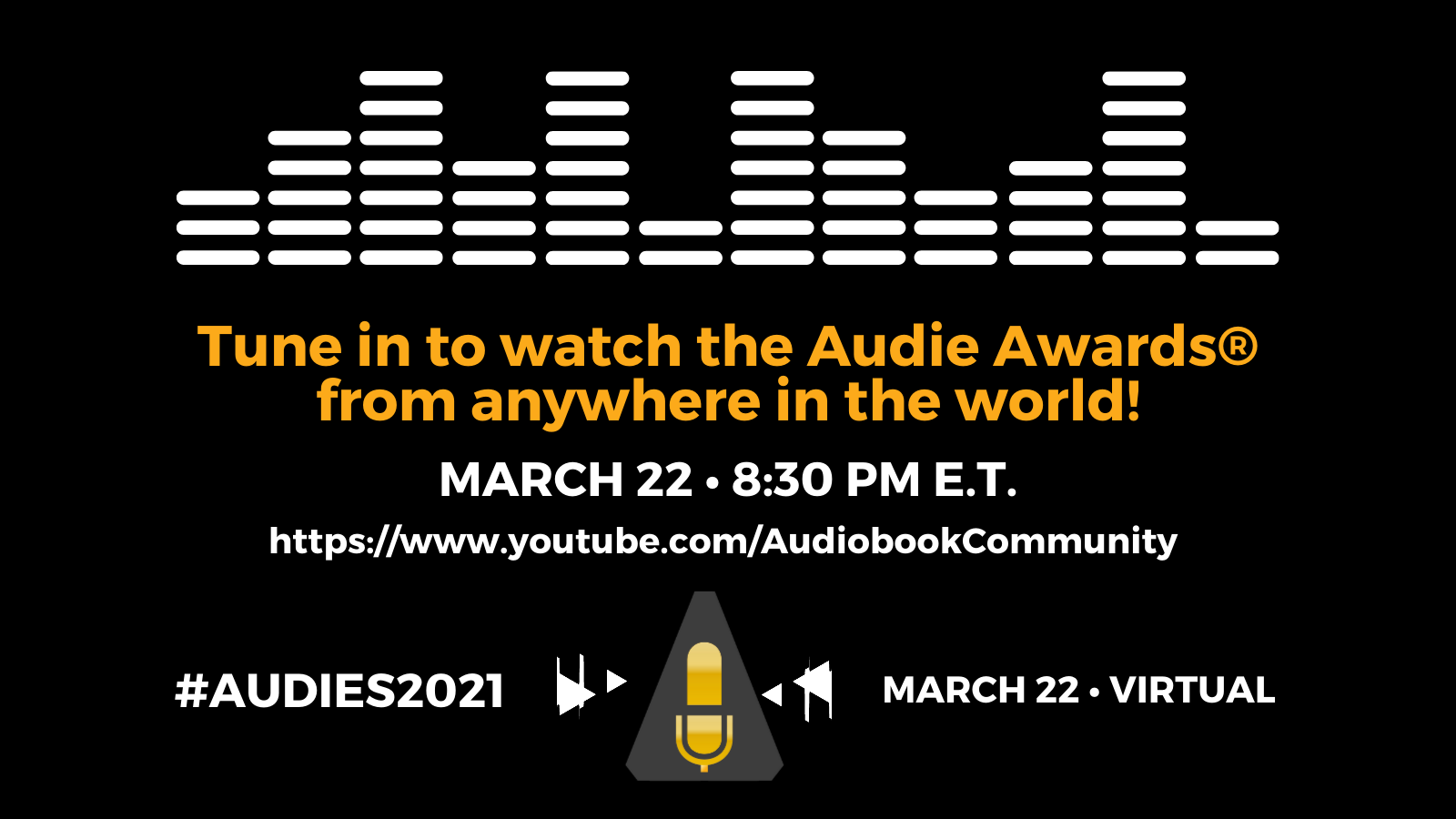 Watch the 2021 Audie Awards virtually for free