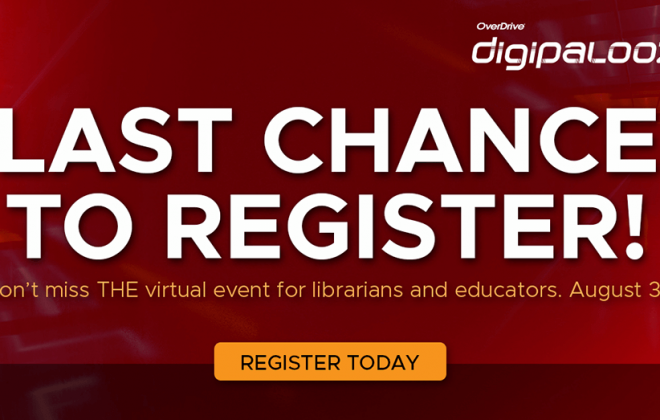 last chance to register for Digipalooza 21 white text on red background header image