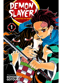 demon slayer kimetsu no yaiba volume 1 manga cover
