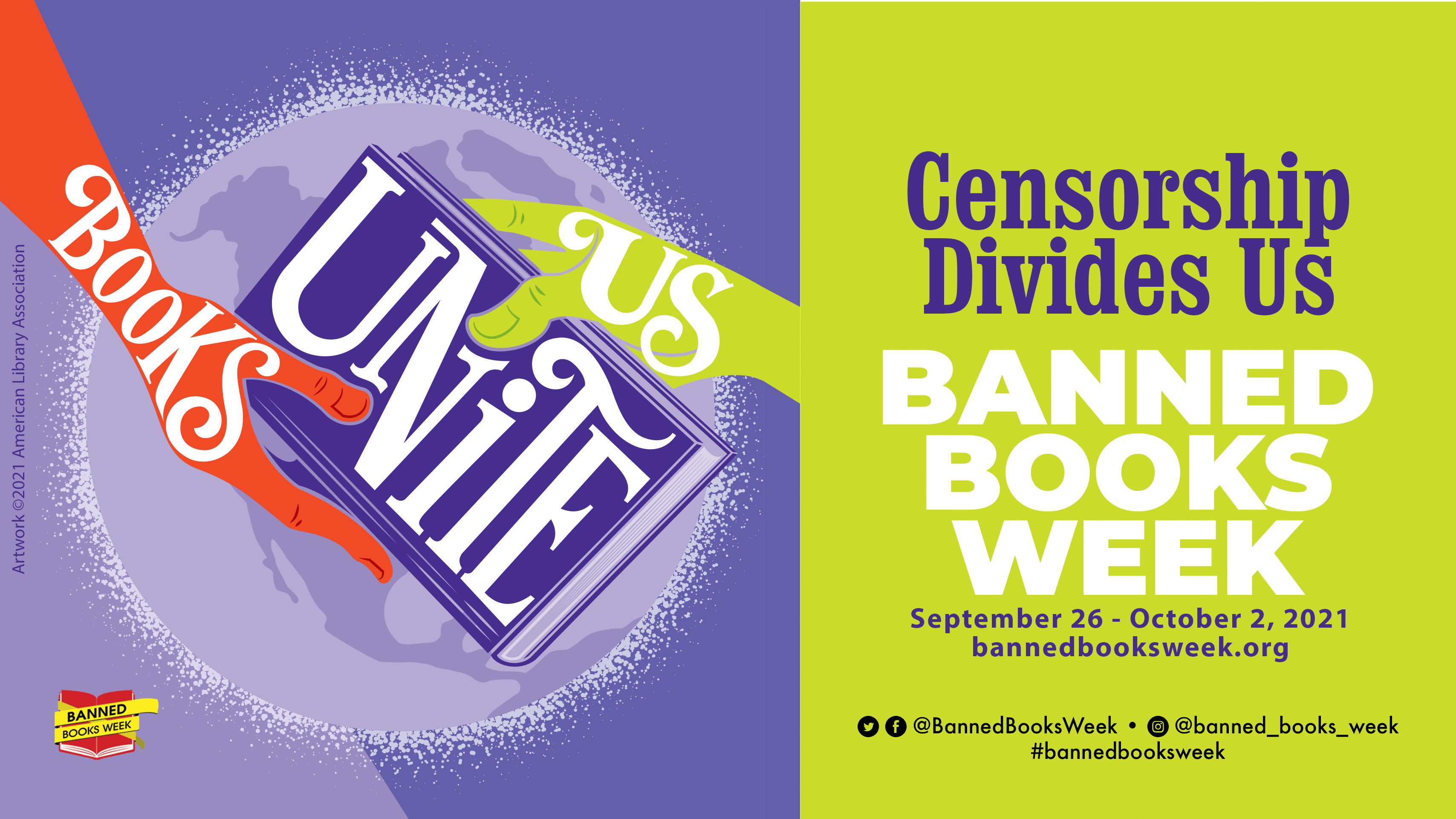 Censorship divides us. Read banned books.