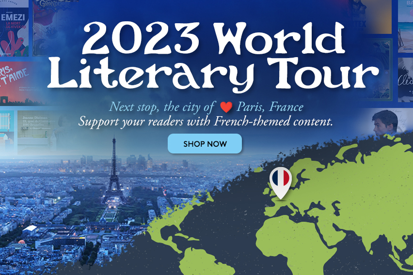 2023 OverDrive Literary Tour is stopping in Paris, France, which gives you an opportunity to bring Paris to readers with French-themed content.