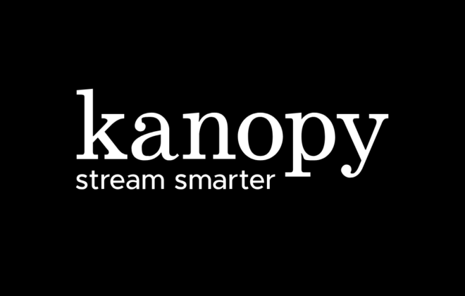 Kanopy Stream Smarter logo and tagline