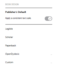 Sora text font options.