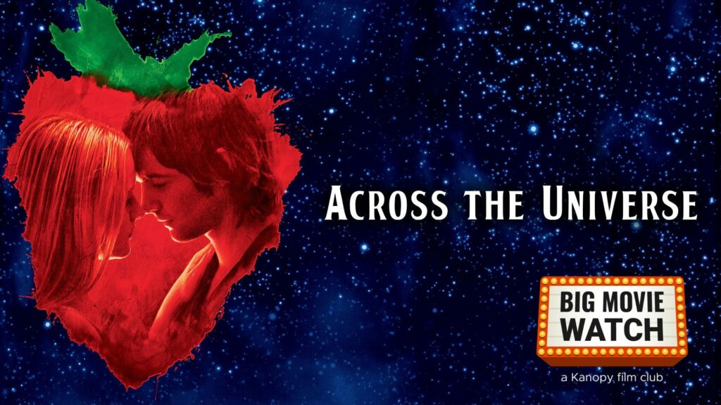 Movie poster of "Across the Universe"