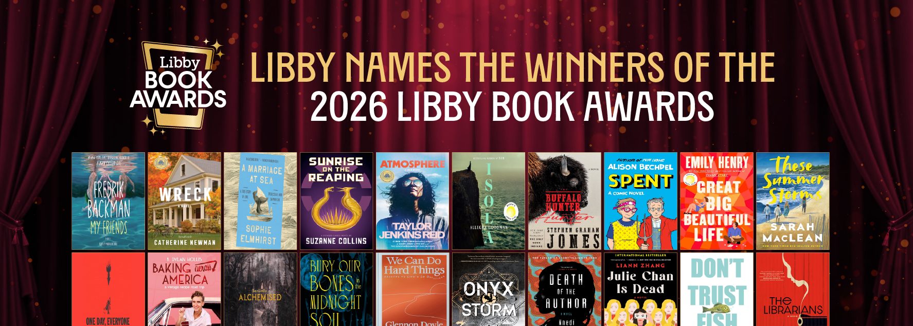 Libby Names the Winners of the 2026 Libby Book Awards