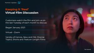 Screenshot of Keeping it Reel discussion slide
