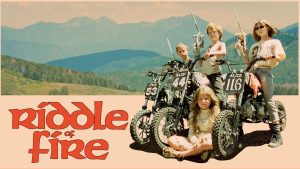 Film poster of "Riddle of Fire"
