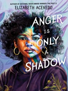 Book cover of "Anger is Only a Shadow" by Elizabeth Acevedo