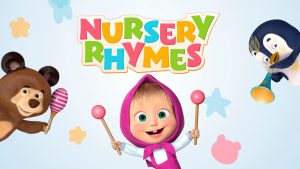Title poster of "Masha and the Bear: Nursery Rhymes"