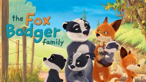 Title poster of "The Fox-Badger Family"