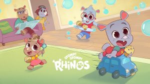 Poster of "Stomp! Stomp! Rhinos!"