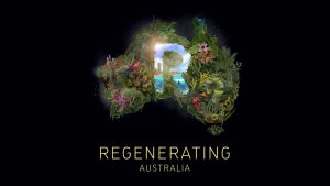 FIlm poster of "Regenerating Australia" 